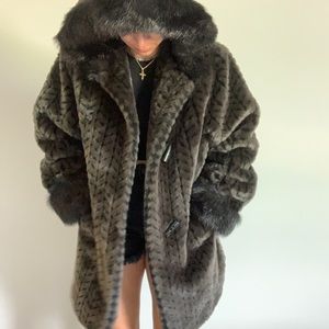 Faux Fur Coat